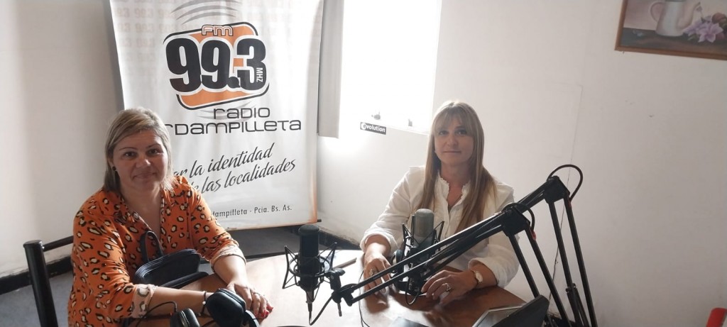 Sonia Martínez y Gabriela Rodríguez visitaron Radio Urdampilleta y contaron las actividades de la gestión en Adultos Mayores del Partido de Bolóivar