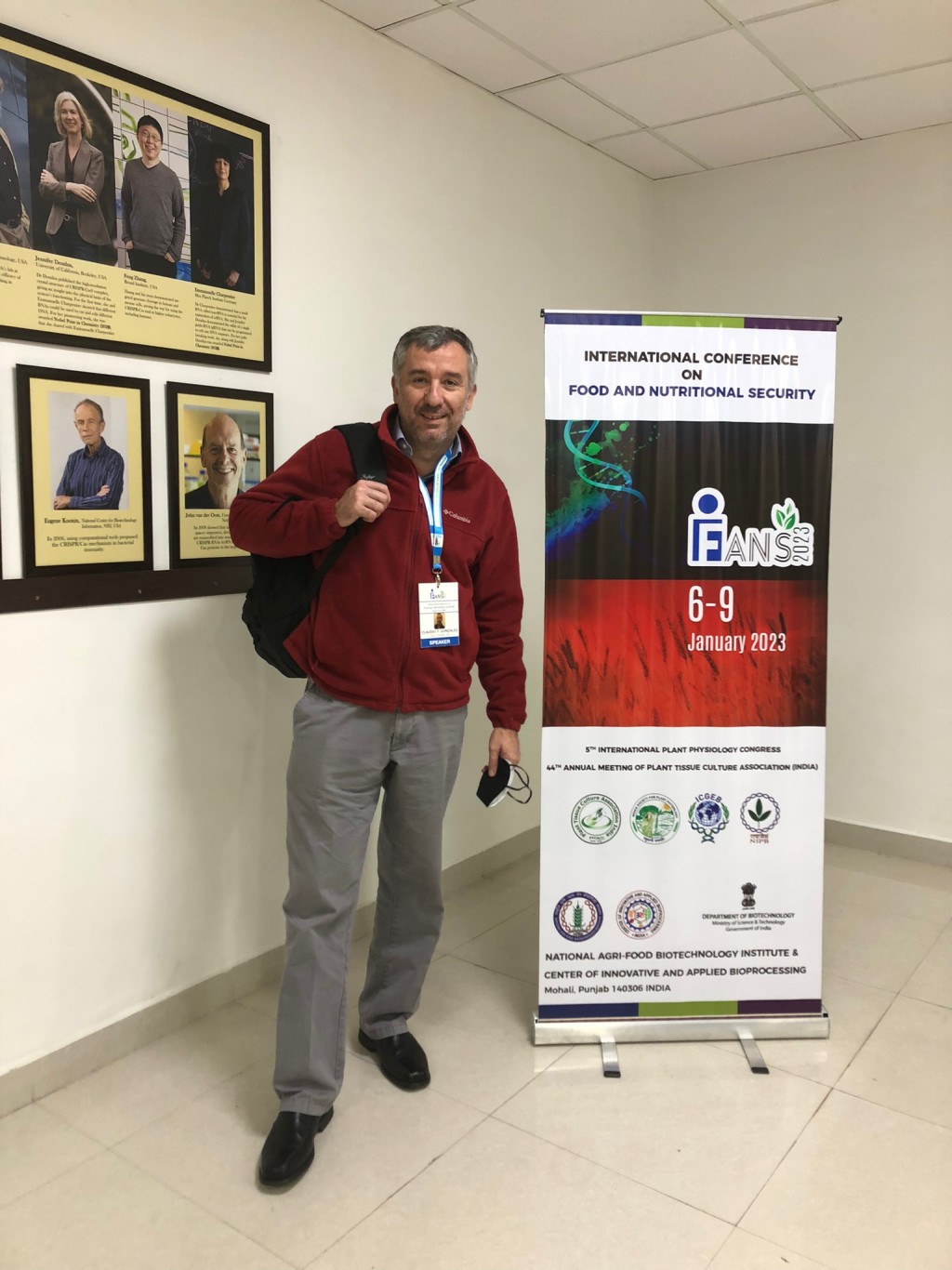 Claudio González (Biólogo Molecular) Urdampilletense fue invitado a una Conferencia Internacional en La India, y nos contó detalles importantes en el avance genético sobre cultivos