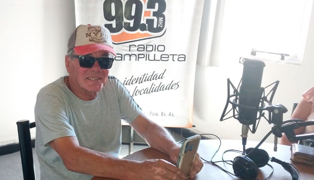 Guillermo Cirilo Vezzosi pasó por los estudios de Radio Urdampilleta y dejó surcos de su historia 