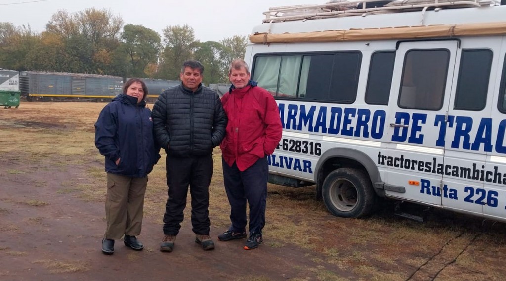Urdampilleta: Comenzó el 2º Encuentro de Rodanteros a pesar del clima desfavorable del sábado, arribaron al predio del Ferrocarril y hablaron con Radio Urdampilleta