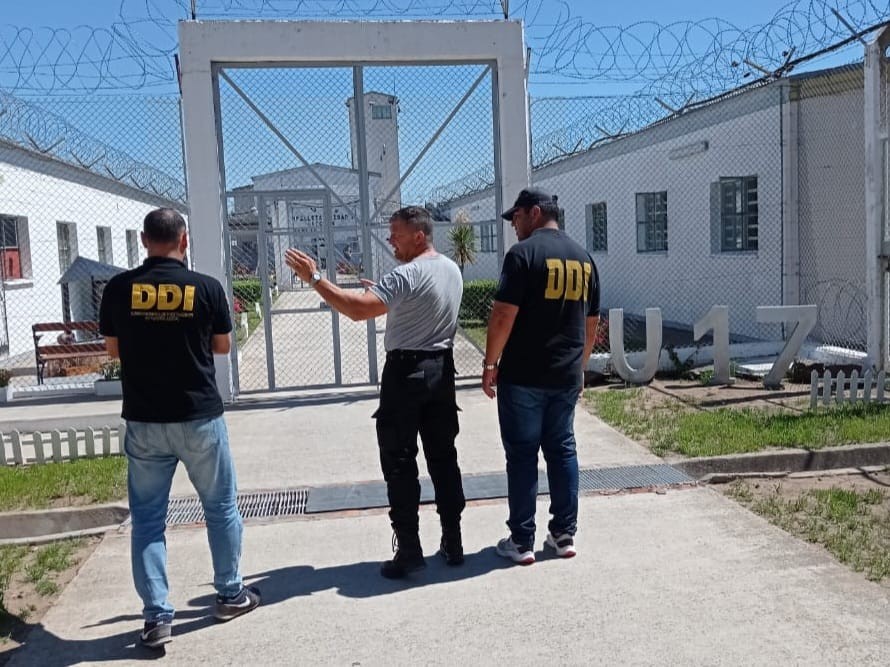 La SUB DDI allanó el sector de máxima seguridad de la unidad penitenciaria 17 de Urdampilleta